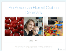 Tablet Screenshot of americanhermitcrab.wordpress.com