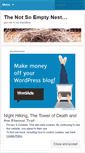 Mobile Screenshot of emptynestart.wordpress.com