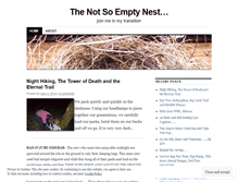 Tablet Screenshot of emptynestart.wordpress.com