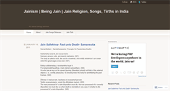 Desktop Screenshot of beingjain.wordpress.com