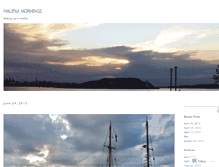 Tablet Screenshot of halifaxmornings.wordpress.com