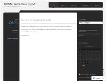 Tablet Screenshot of aihsahhomecare.wordpress.com