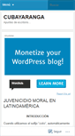 Mobile Screenshot of cubayaranga.wordpress.com