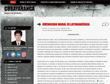 Tablet Screenshot of cubayaranga.wordpress.com