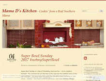 Tablet Screenshot of mamadskitchen.wordpress.com