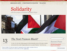 Tablet Screenshot of palestiniansolidarity.wordpress.com