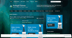 Desktop Screenshot of portugaltaiwan.wordpress.com