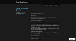 Desktop Screenshot of anakbangsa69.wordpress.com