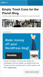 Mobile Screenshot of emptytrashcans.wordpress.com