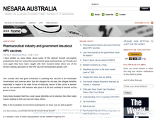 Tablet Screenshot of nesaraaustralia.wordpress.com