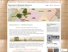 Tablet Screenshot of bklynmemory.wordpress.com