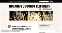 Desktop Screenshot of nosaracoconuttelegraph.wordpress.com