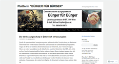 Desktop Screenshot of buergerpartei.wordpress.com