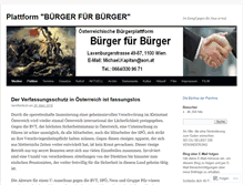 Tablet Screenshot of buergerpartei.wordpress.com