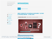 Tablet Screenshot of inframarginal.wordpress.com