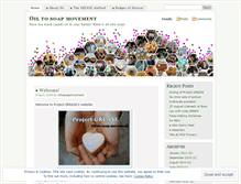 Tablet Screenshot of oiltosoapmovement.wordpress.com