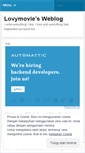 Mobile Screenshot of lovymovie.wordpress.com