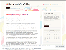 Tablet Screenshot of lovymovie.wordpress.com