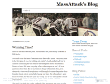 Tablet Screenshot of massattack.wordpress.com