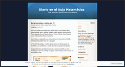 Desktop Screenshot of diarioenelaula.wordpress.com