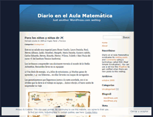 Tablet Screenshot of diarioenelaula.wordpress.com