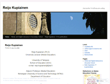 Tablet Screenshot of kupiainen.wordpress.com
