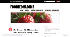 Desktop Screenshot of foodieonadime.wordpress.com