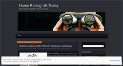 Desktop Screenshot of horseracinguktoday.wordpress.com