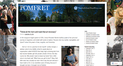 Desktop Screenshot of pomfretschool.wordpress.com