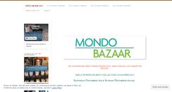 Desktop Screenshot of mondobazaar.wordpress.com