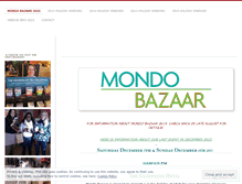 Tablet Screenshot of mondobazaar.wordpress.com