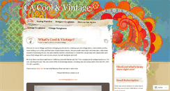 Desktop Screenshot of cacoolvintage.wordpress.com