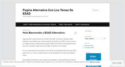 Desktop Screenshot of esadalternativo.wordpress.com