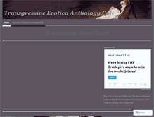 Tablet Screenshot of anthologycall.wordpress.com