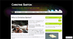 Desktop Screenshot of christinebarton.wordpress.com