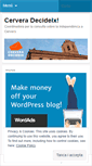 Mobile Screenshot of cerveradecideix.wordpress.com