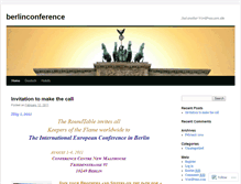 Tablet Screenshot of berlinconference.wordpress.com
