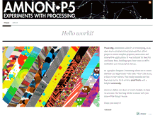Tablet Screenshot of amnonp5.wordpress.com