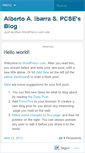 Mobile Screenshot of albertoibarrapcse.wordpress.com
