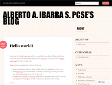 Tablet Screenshot of albertoibarrapcse.wordpress.com