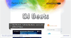 Desktop Screenshot of djbeats.wordpress.com