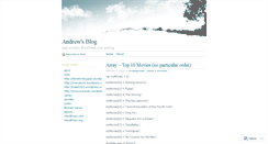 Desktop Screenshot of andrewthomsen.wordpress.com