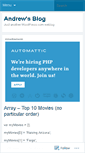 Mobile Screenshot of andrewthomsen.wordpress.com