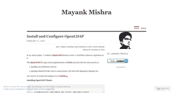 Desktop Screenshot of mayank03.wordpress.com