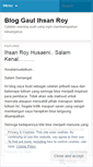 Mobile Screenshot of ihsanhusaeni.wordpress.com