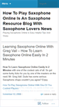 Mobile Screenshot of howtoplaysaxophoneonline.wordpress.com