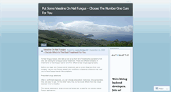 Desktop Screenshot of beginningstagesoftoenailfungus55.wordpress.com