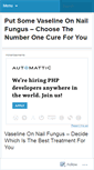 Mobile Screenshot of beginningstagesoftoenailfungus55.wordpress.com