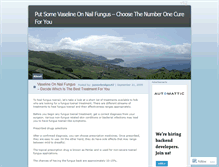 Tablet Screenshot of beginningstagesoftoenailfungus55.wordpress.com