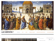 Tablet Screenshot of luxveritatis7.wordpress.com